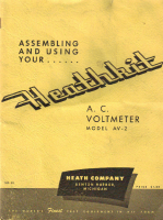 Heathkit AV-2-Assembly - Manual 